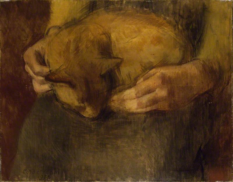 Sleeping Cat — Vilijam Menzies Koldstrem
