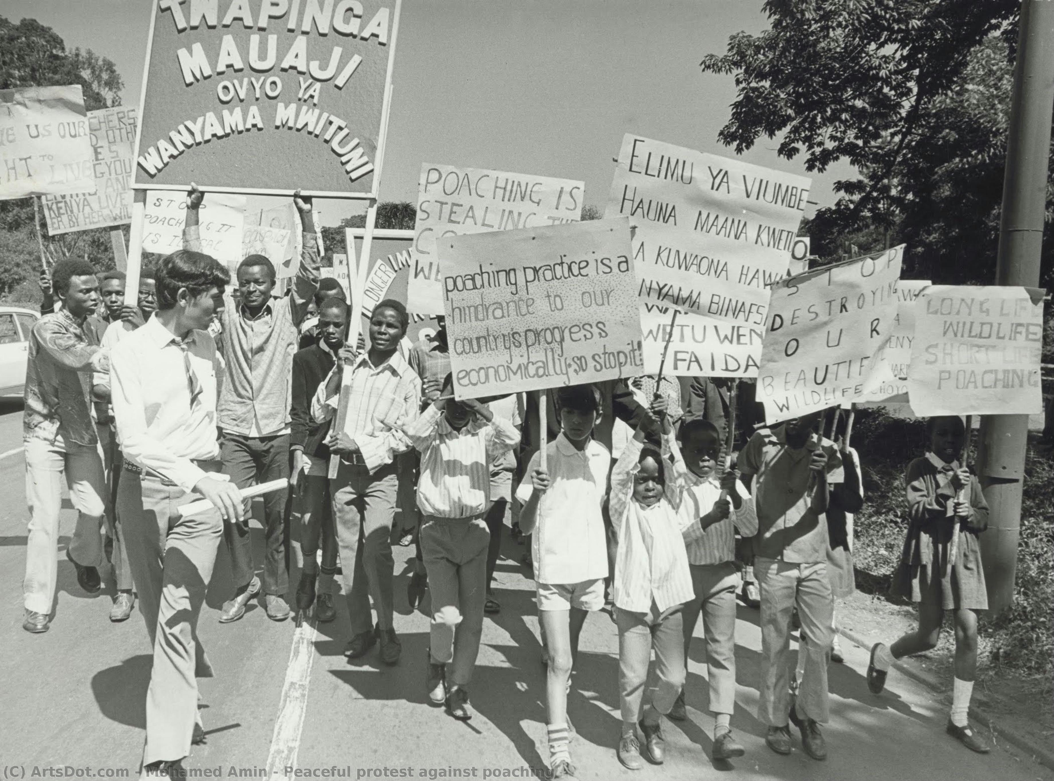 Peaceful Protest Against Poaching — Mohamed Amin