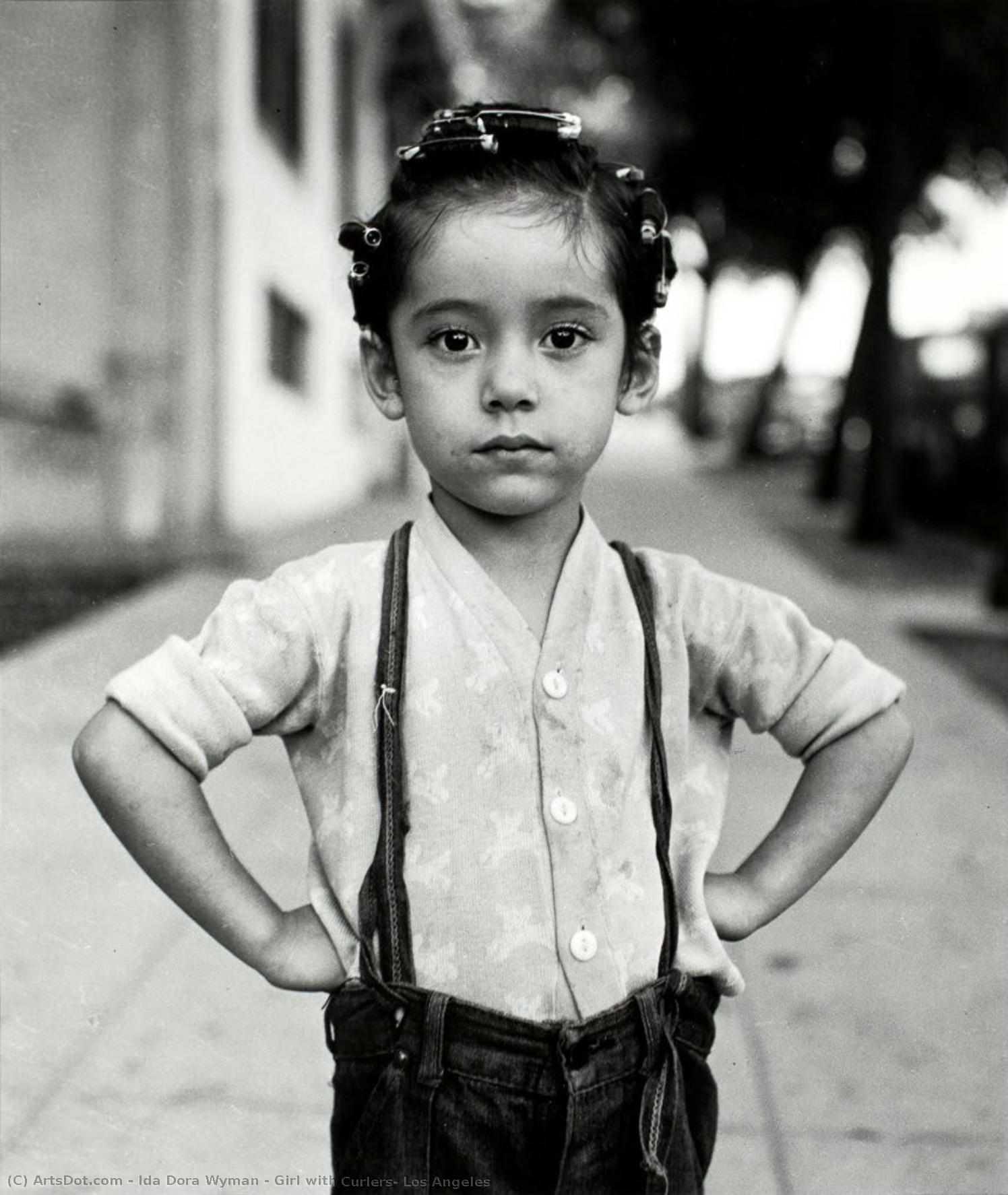 Girl With Curlers, Los Angeles — Ida Dora Wyman