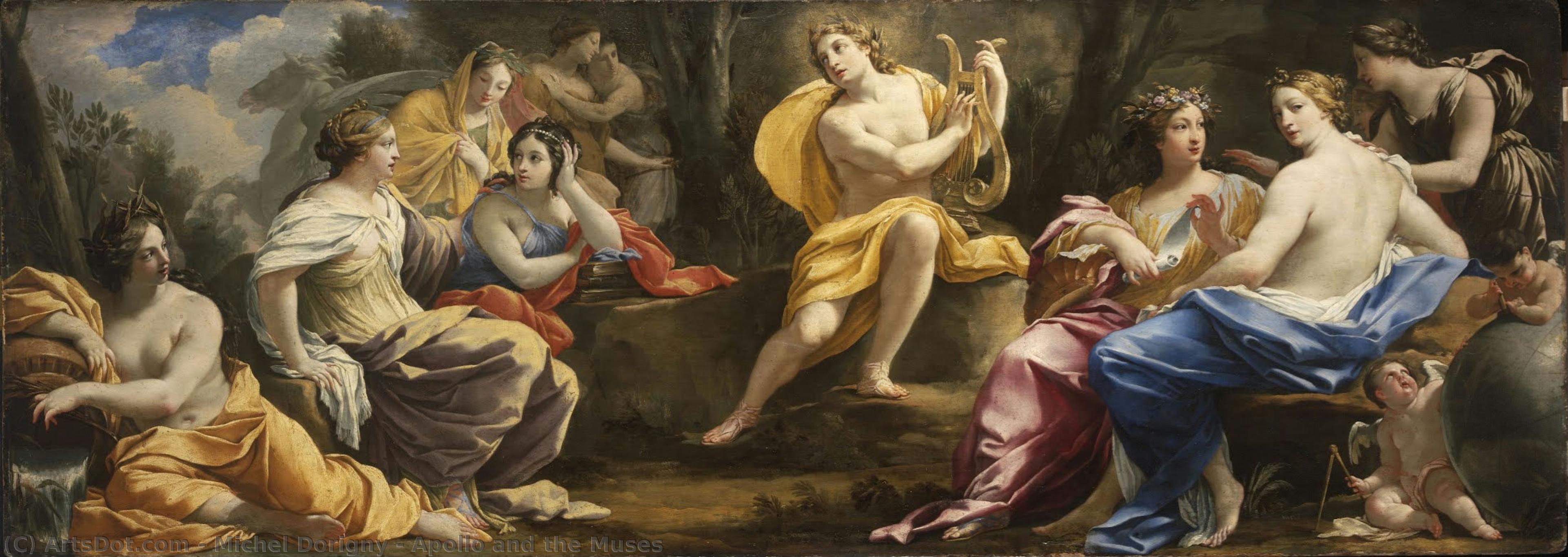 Apollo And The Muses — Мишель Дориньи
