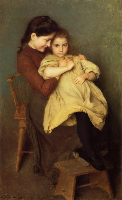 A Child's Dissapointment — Émile Friant