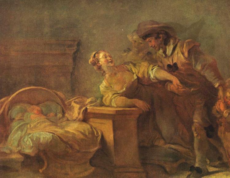 The Cradle Of The Happy Family — Jean-honoré Fragonard