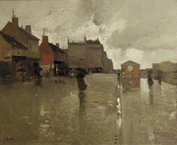 Le Boulevard Sous La Pluie — Dit Luigi Loir Aloys François Joseph Loir