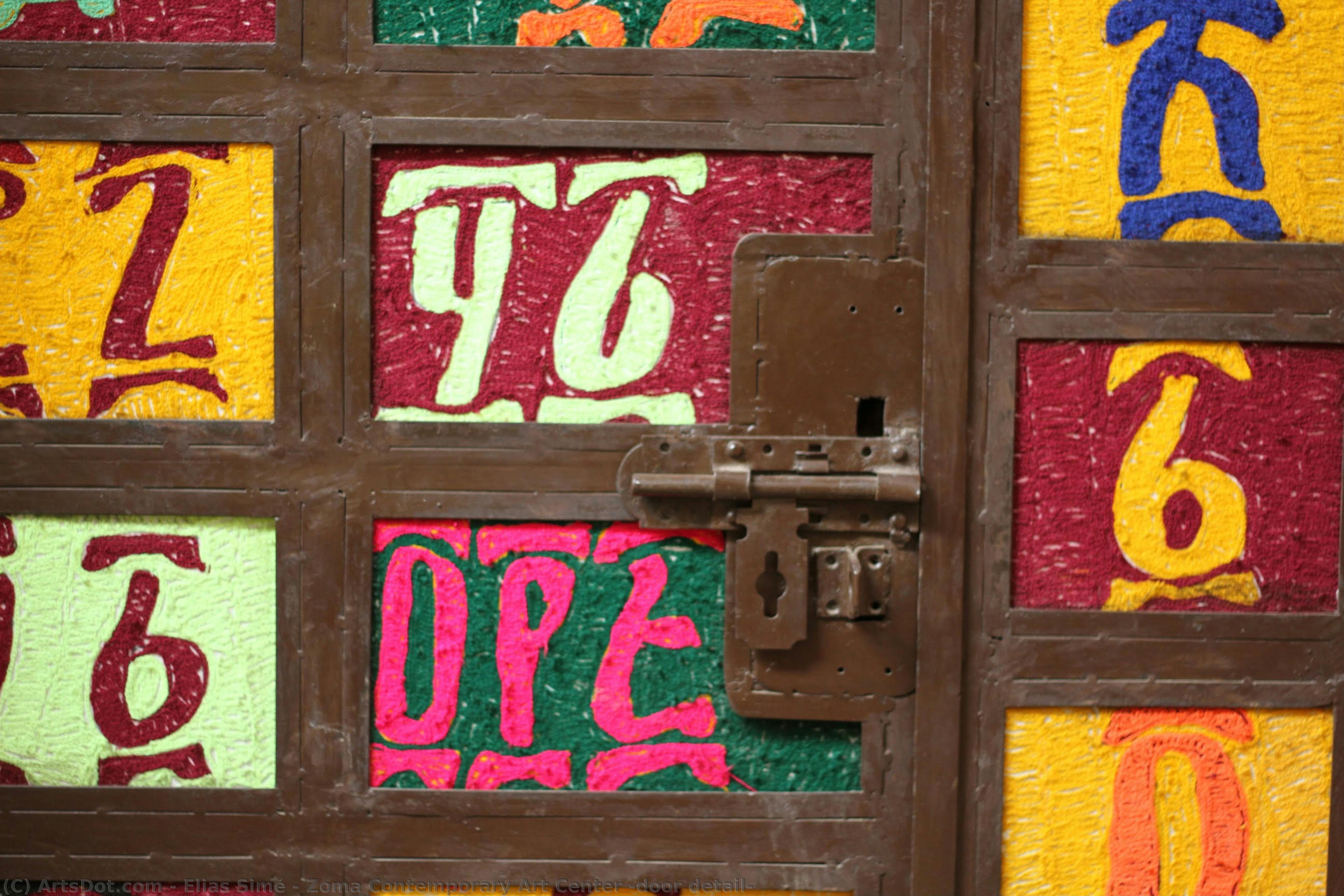 Zoma Contemporary Art Center (door Detail) — Elias Sime