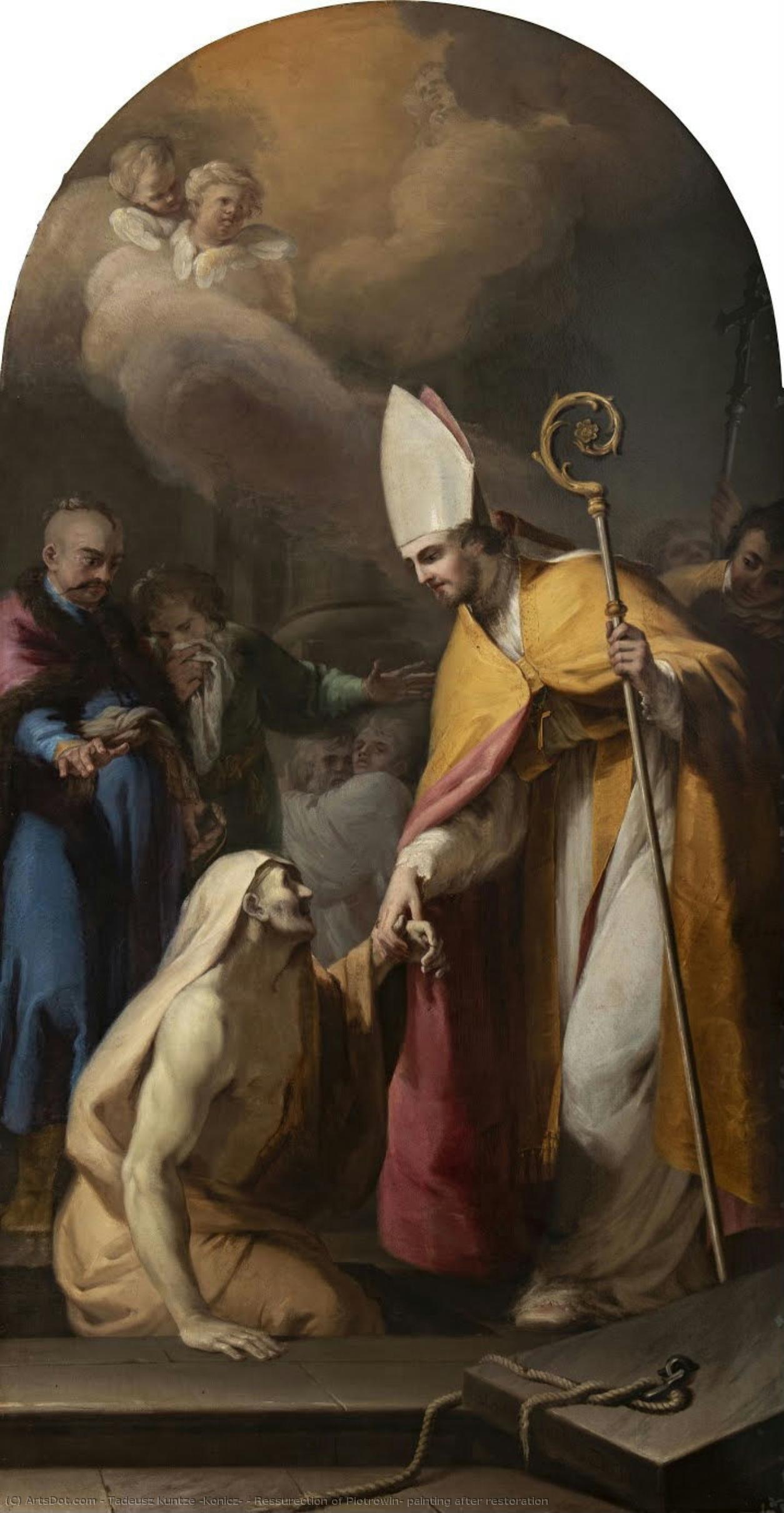 Ressurection Of Piotrowin, Painting After Restoration — Tadeusz Kuntze (konicz)