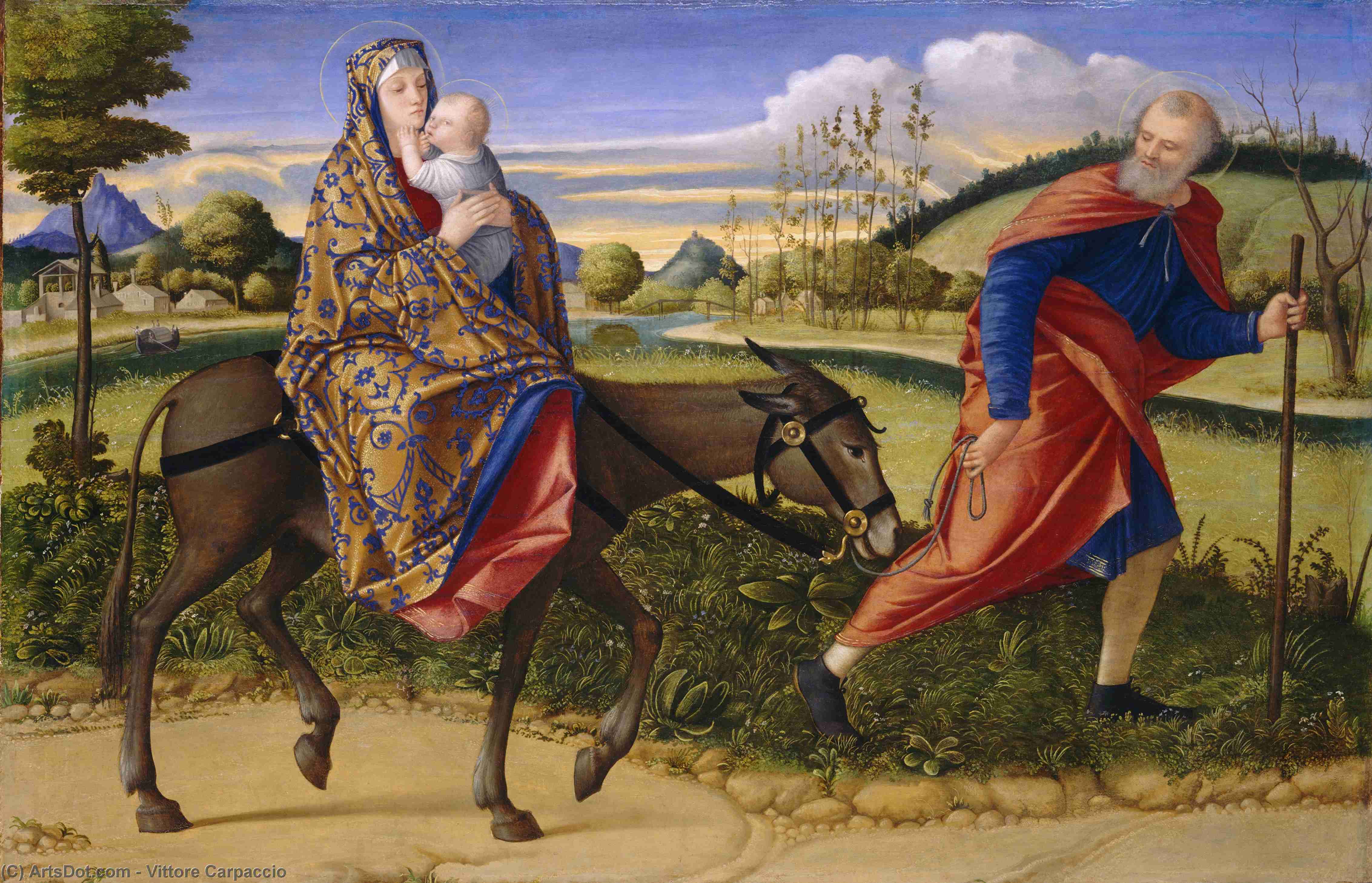 The Flight Into Egypt — ヴィットーレ・カルパッチオ