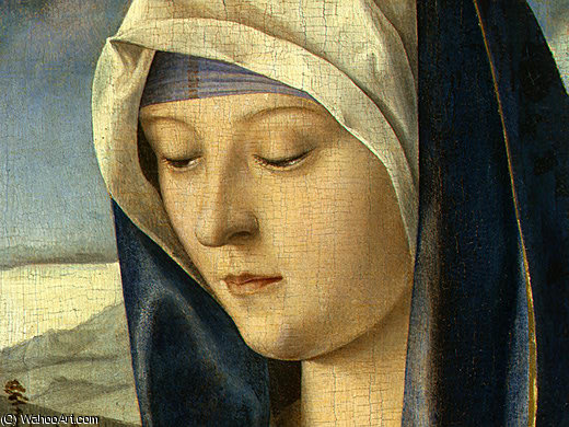 Madonna And Child In A Landscape — Giovanni Bellini