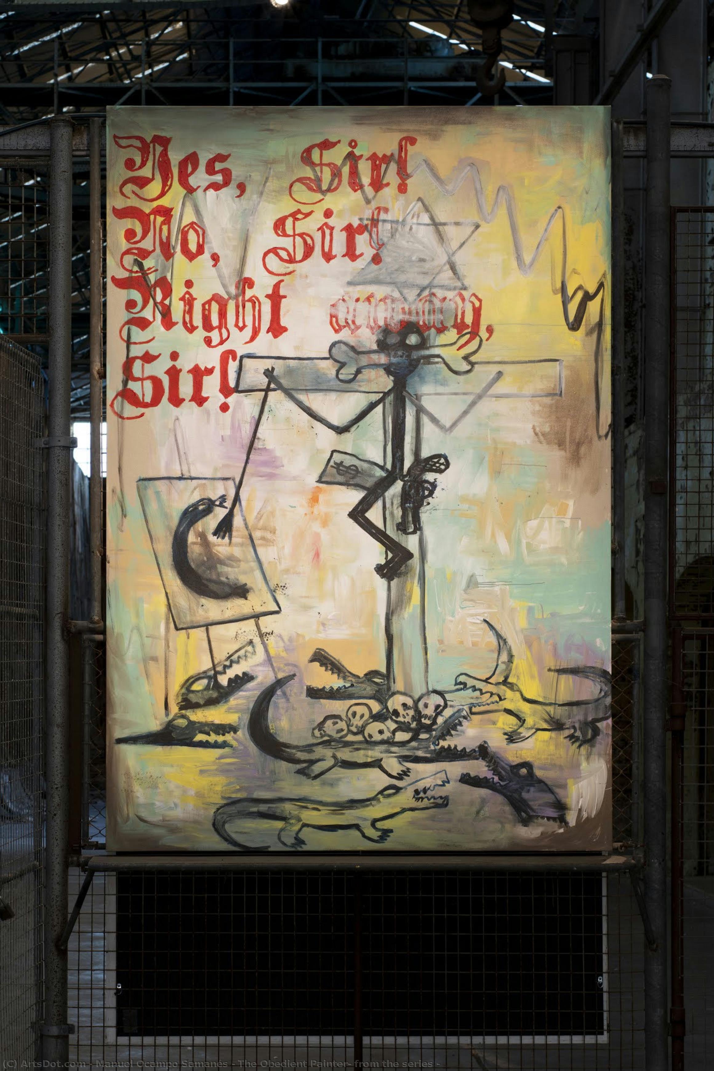 The Obedient Painter: From The Series — Manuel Ocampo Samanés
