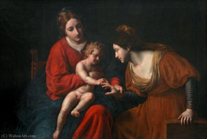 Mystic Marriage Of Saint Catherine — Alessandro Turchi