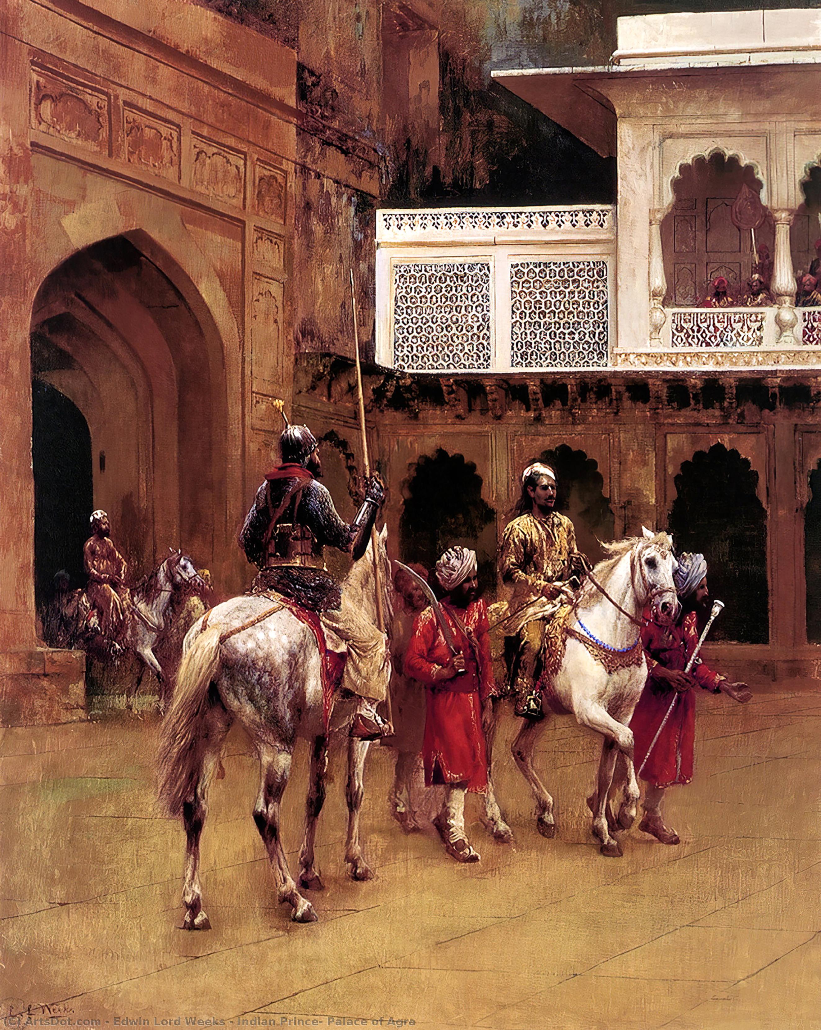 Indian Prince, Palace Of Agra — エドウィン・ロード・ウィークス
