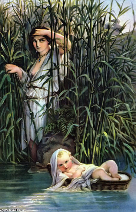 Moses In The Bulrushes — Hippolyte-paul Delaroche