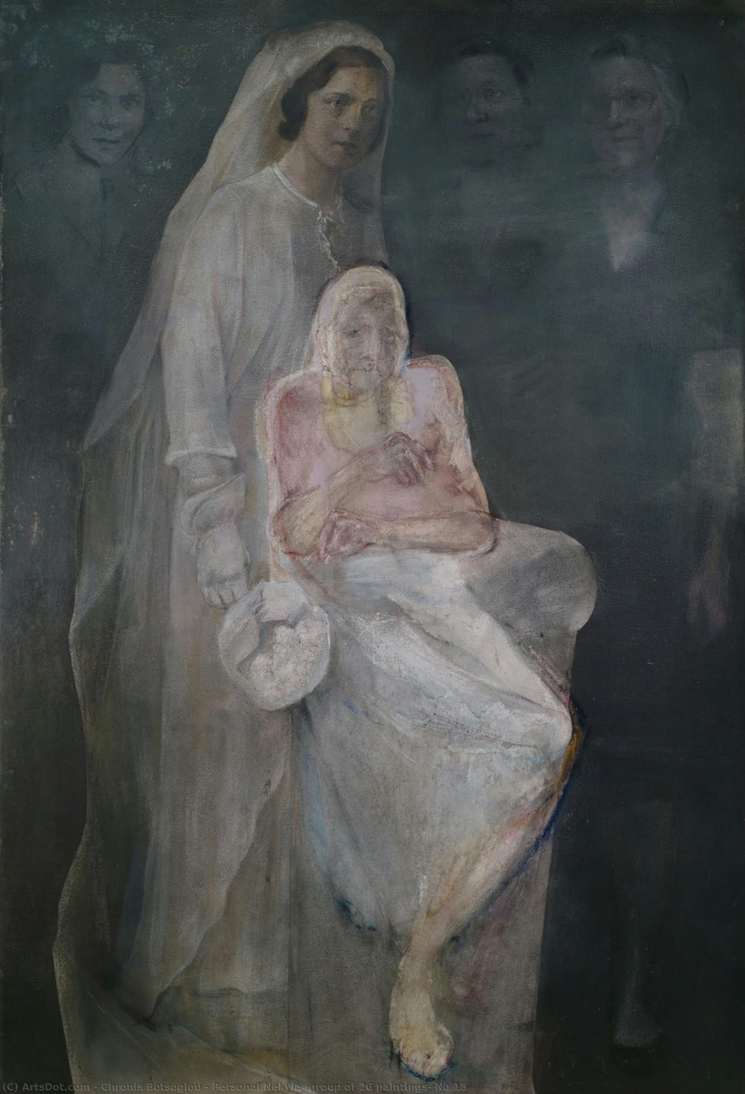Personal Nekyia (group Of 26 Paintings) No 15 — Chronis Botsoglou