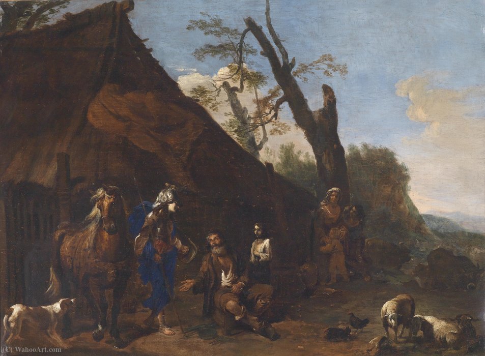 The Fugitive Erminia Asks A Fellow Countryman For Admission — Jan Miel