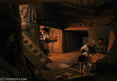 Mine Of The Bastion Du Mat — William Simpson