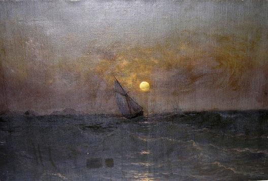 Seascape, (painting) — John Olson Hammerstad