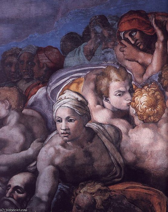 Right - Last Judgment (detail)91 — Michelangelo Buonarroti
