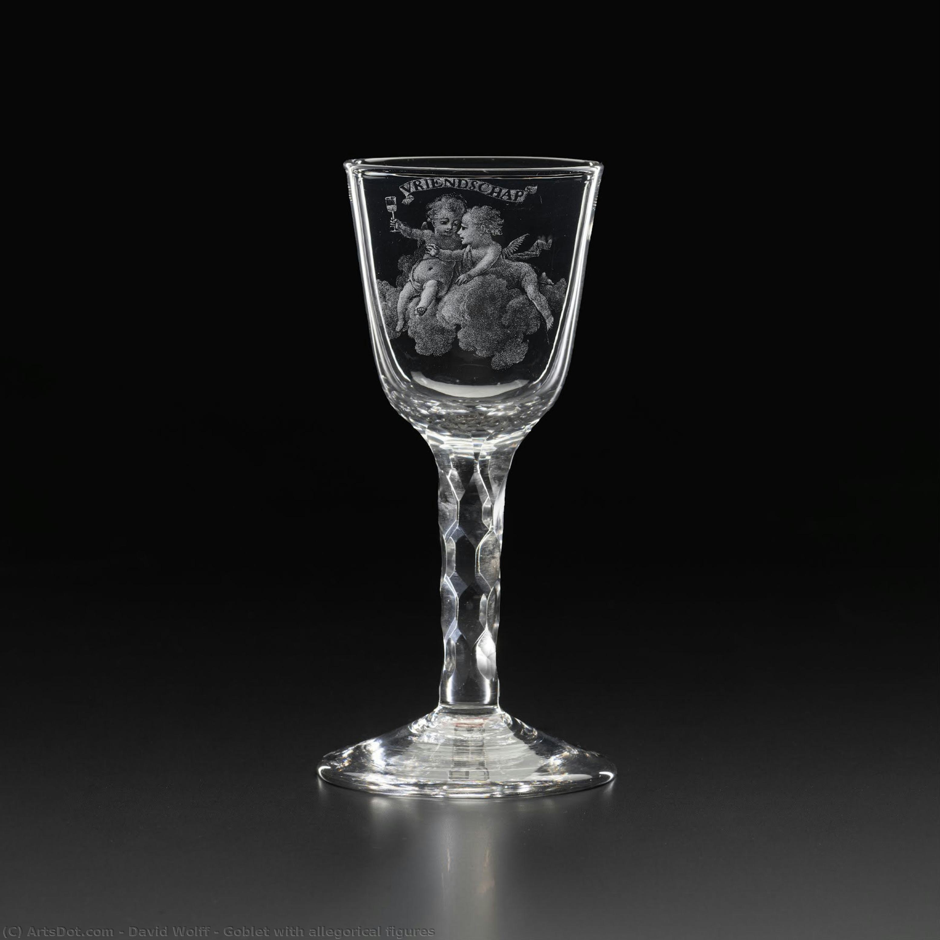 Goblet With Allegorical Figures — David Wolff