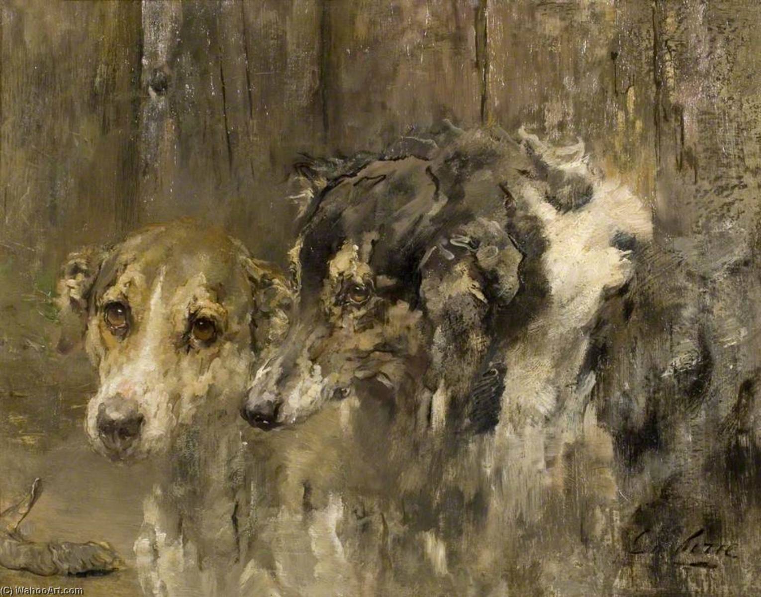 Heads Of Two Dogs — George Pirie