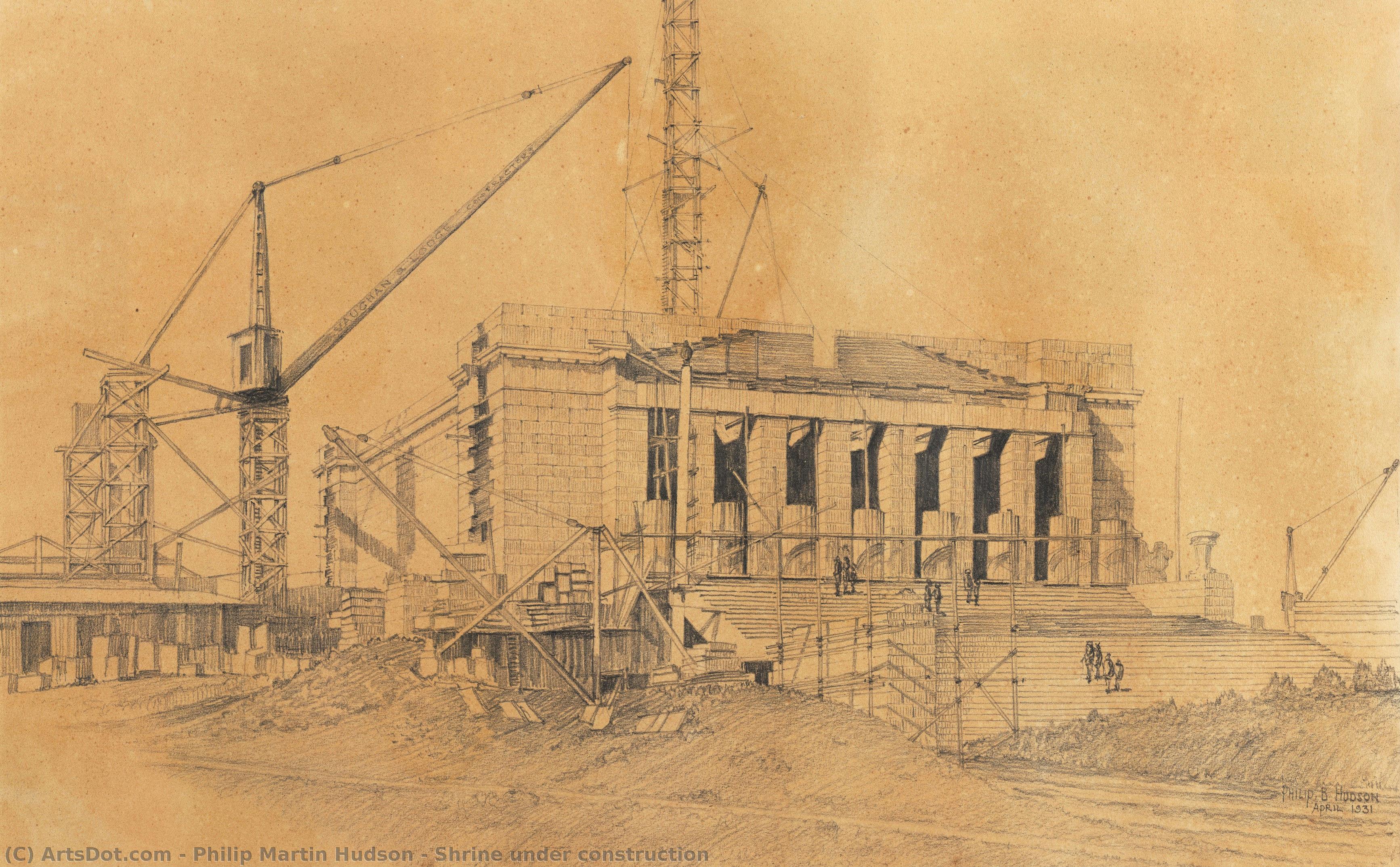 Shrine Under Construction — Philip Martin Hudson