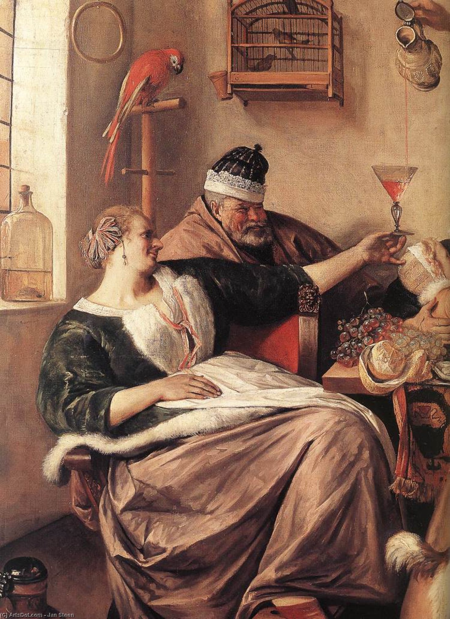 The Artist's Family (detail) — Јан Хавиксон Стен