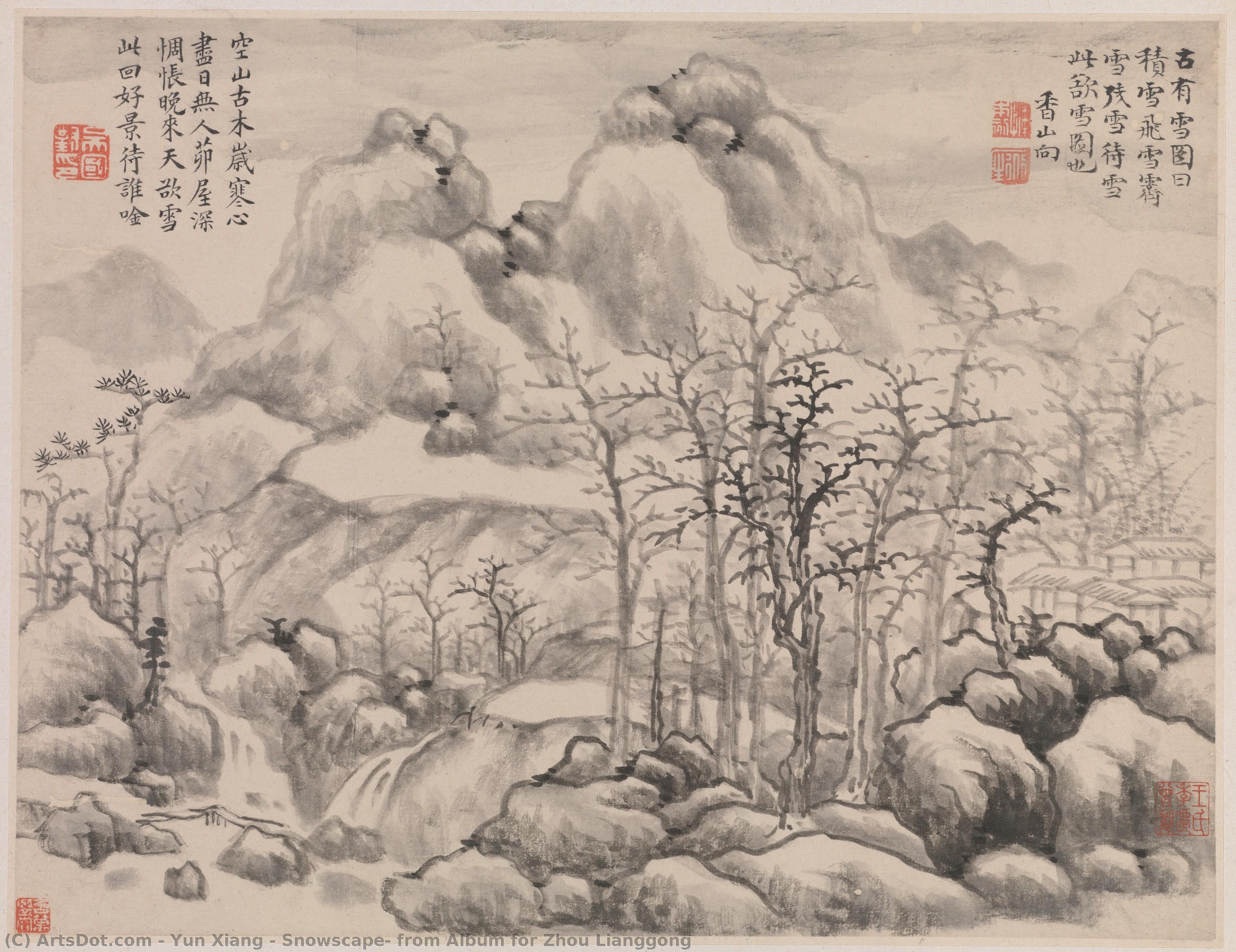 Snowscape, From Album For Zhou Lianggong — Yun Xiang