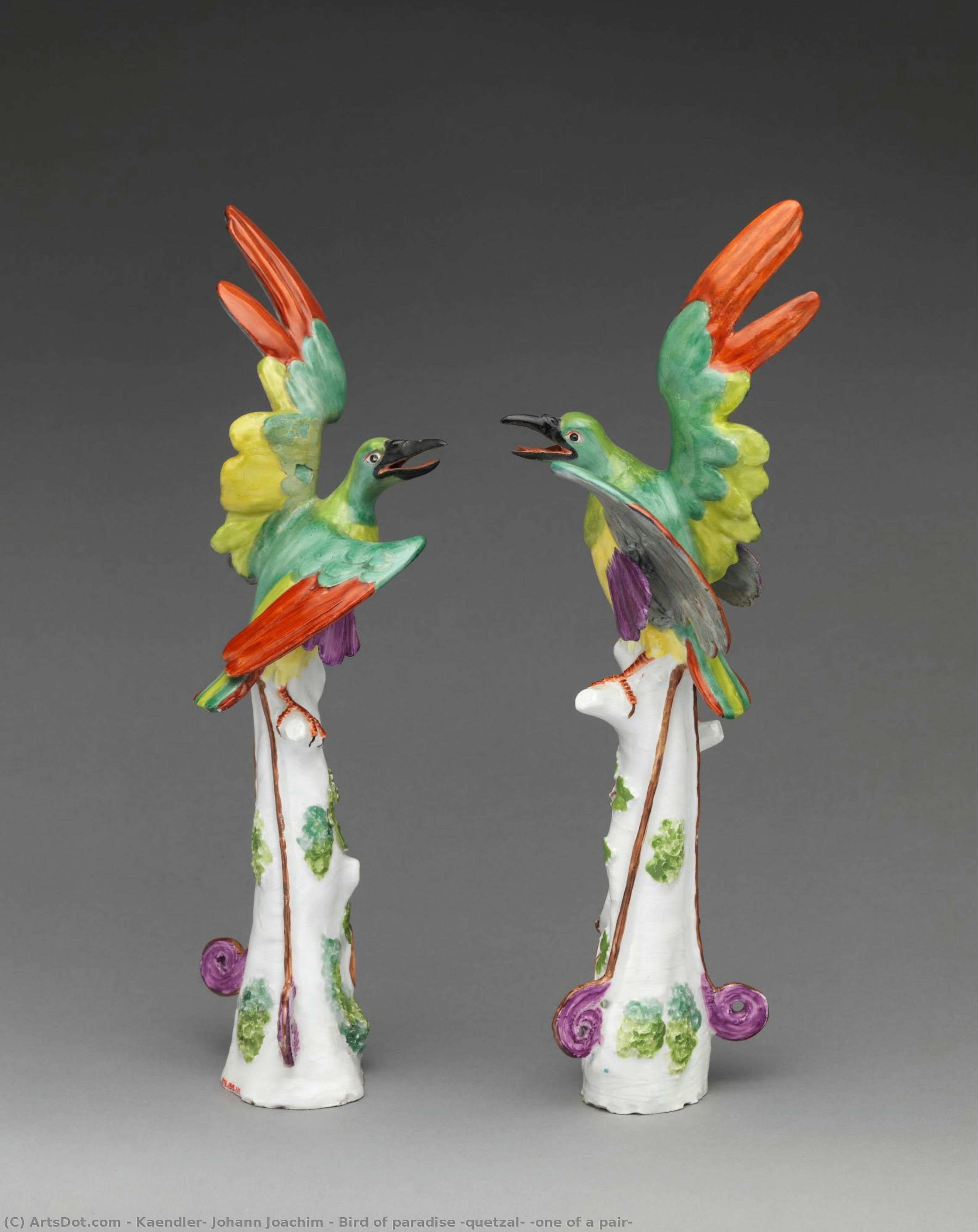 Bird Of Paradise (quetzal) (one Of A Pair) — Kaendler, Johann Joachim