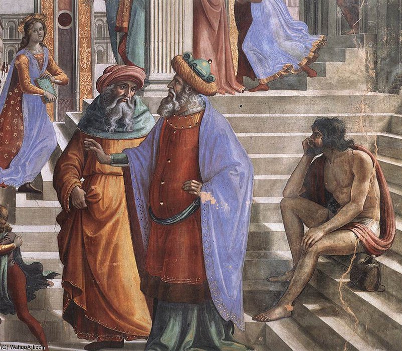 Presentation Of The Virgin(detail) — Domenico Ghirlandaio