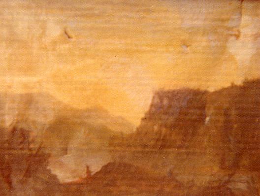 Three Indians On Lake Shore, (painting) — Ralph Albert Blakelock