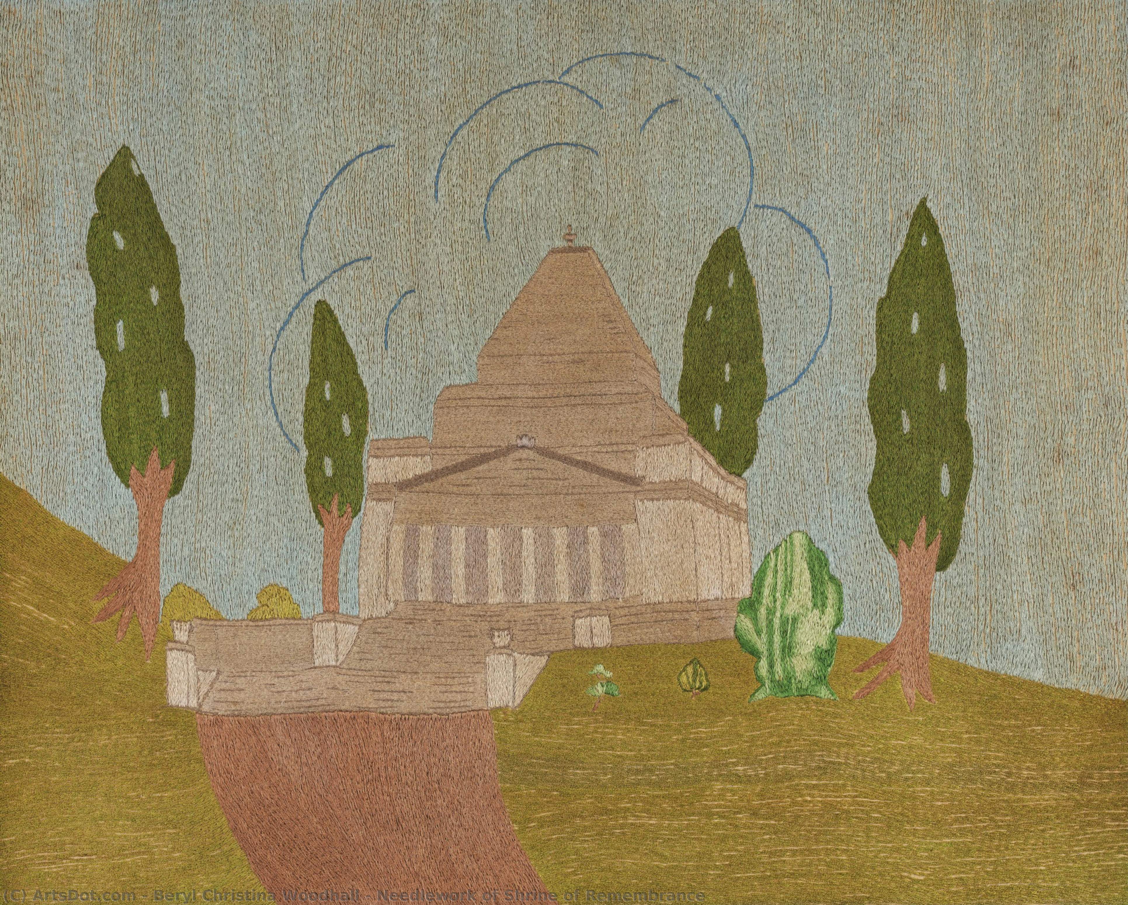 Needlework Of Shrine Of Remembrance — Beryl Christina Woodhall