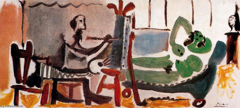 The Painter And His Model 17 — Pablo Picasso