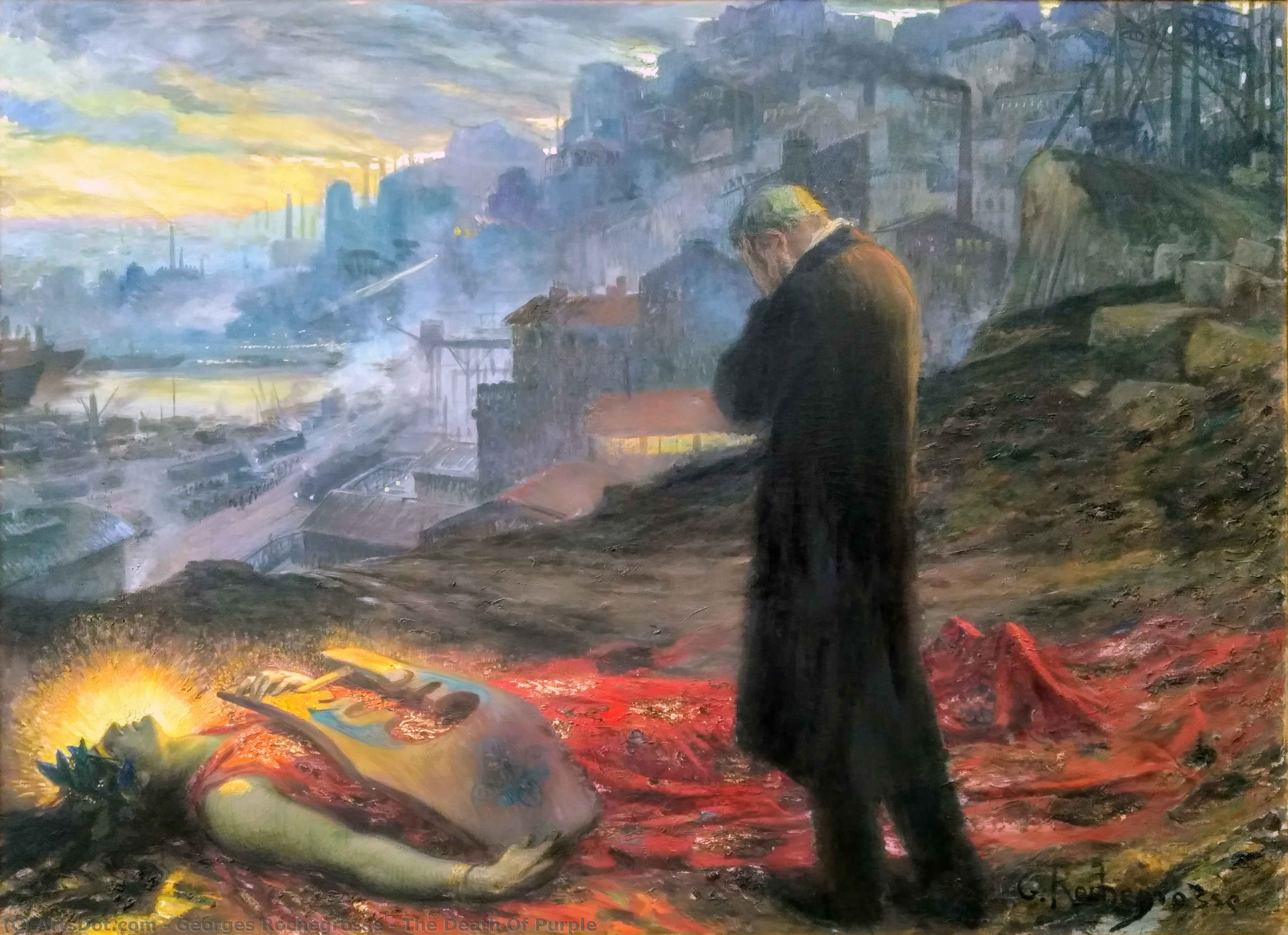 The Death Of Purple — Georges Antoine Rochegrosse