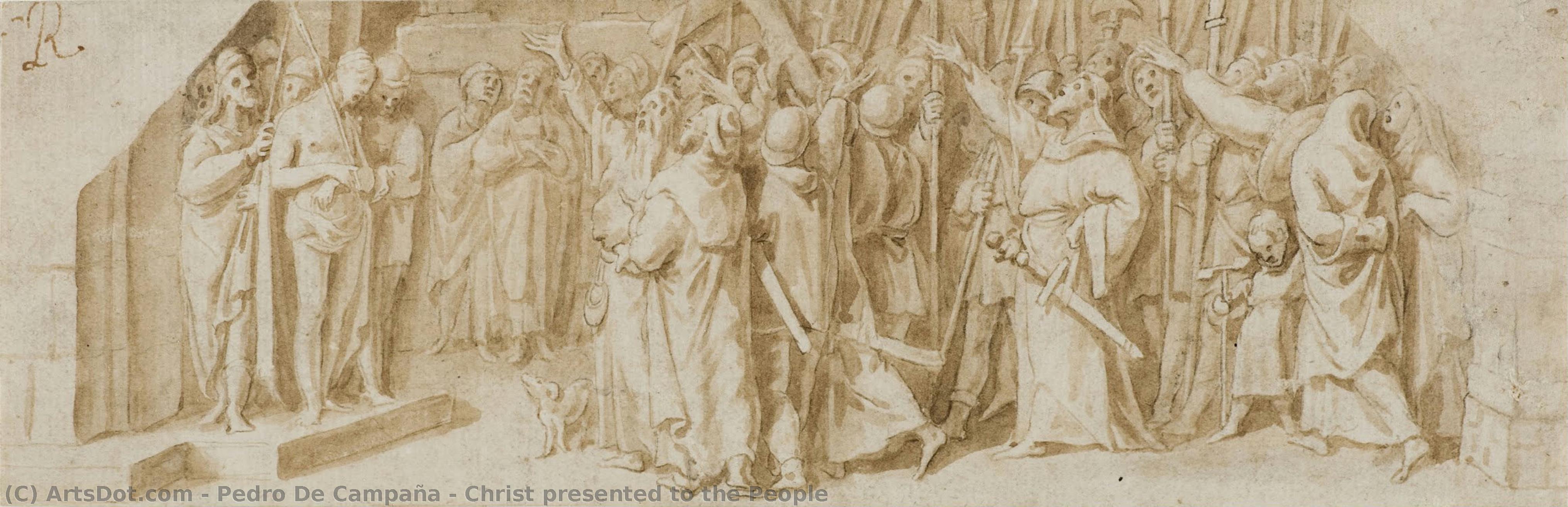 Christ Presented To The People — Pedro De Campaña