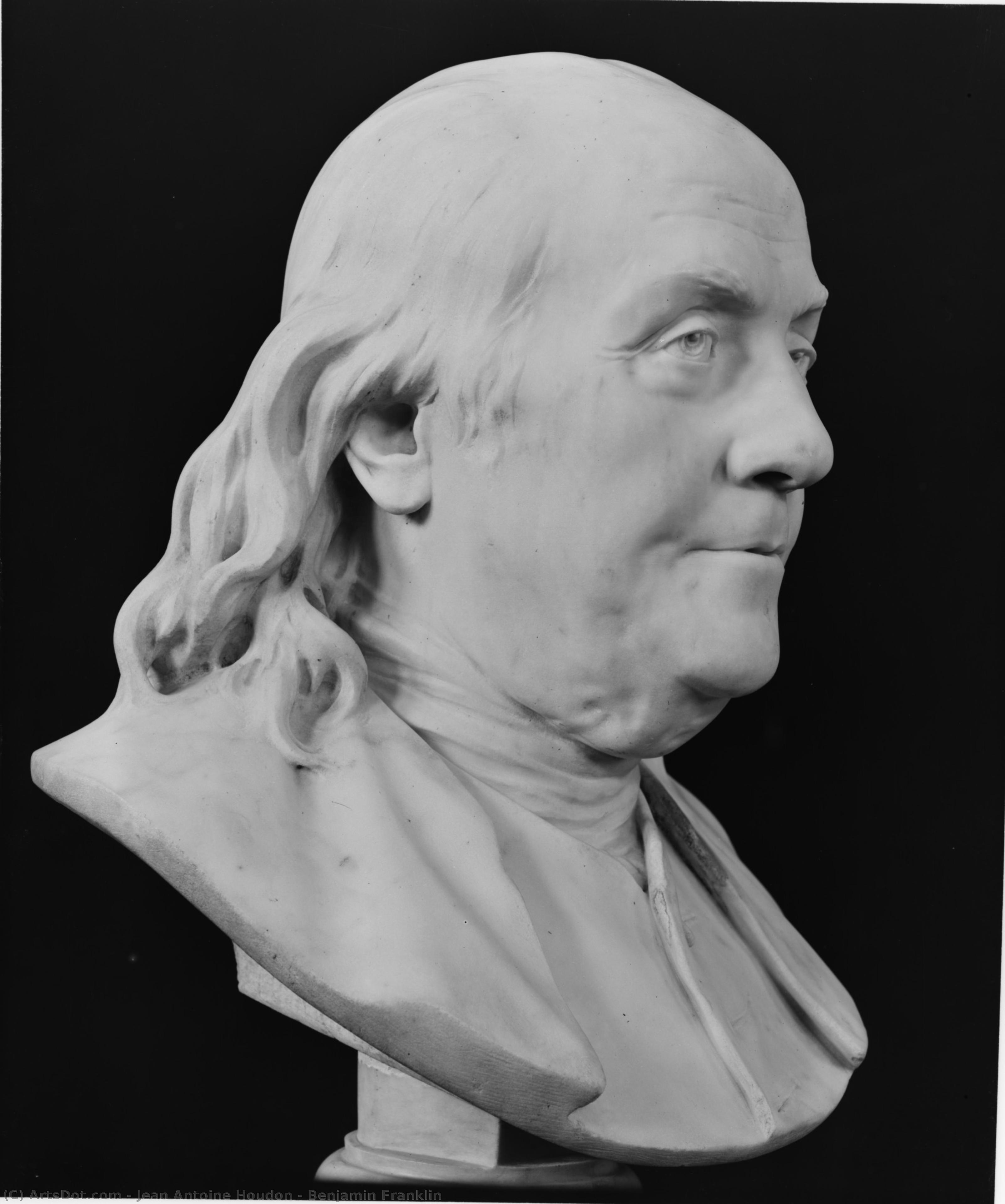 Benjamin Franklin — Жан-антуан Гудон