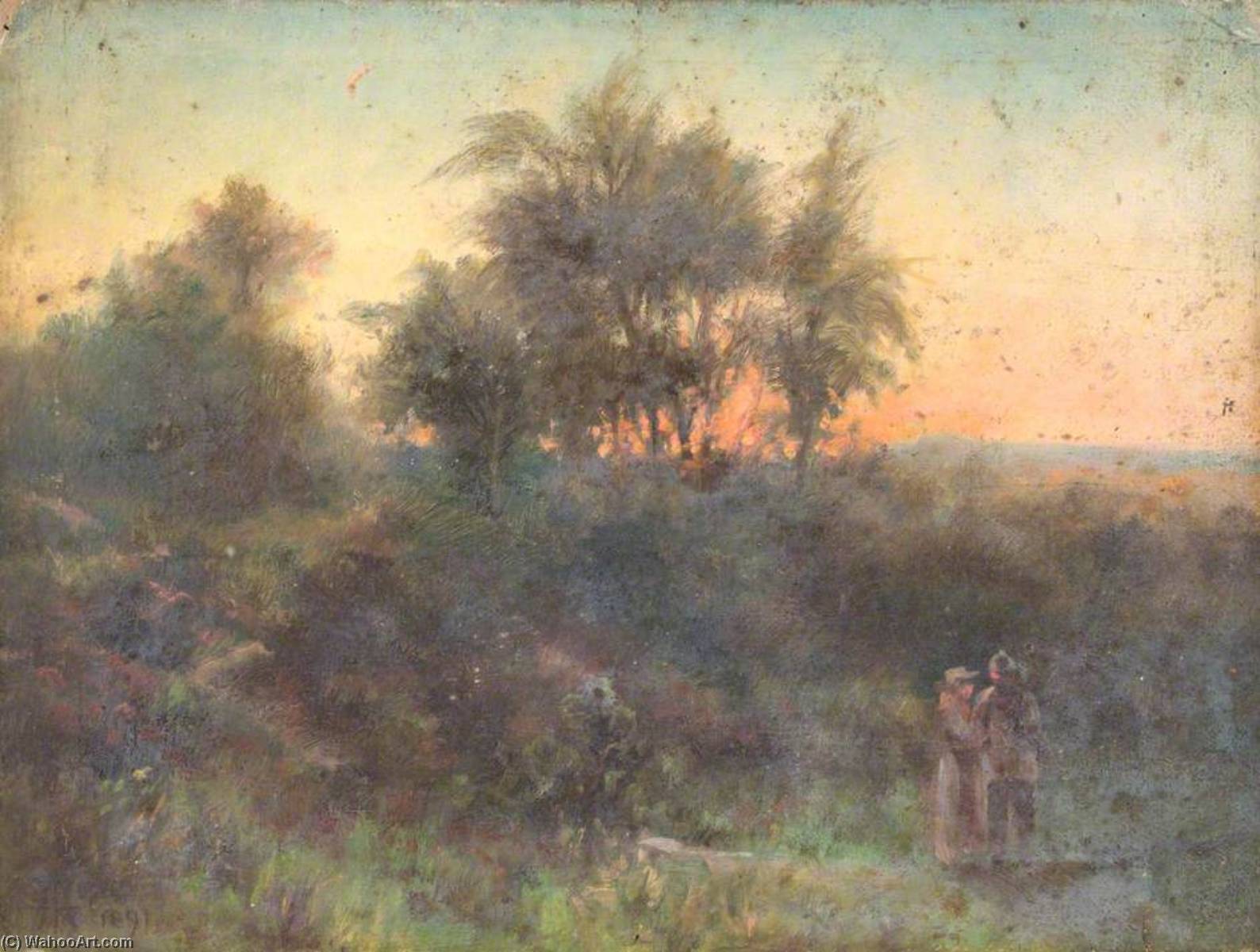 Evening At Addington Hills, Croydon, Surrey — William Henry Hope