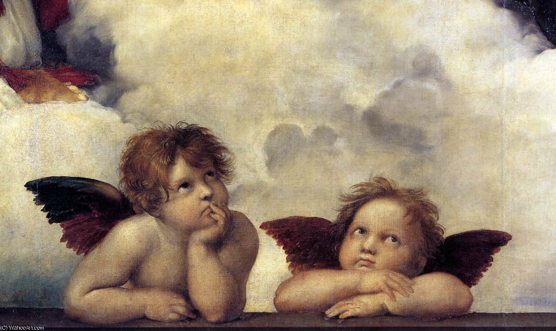 The Sistine Madonna (detail)2 — Raphael