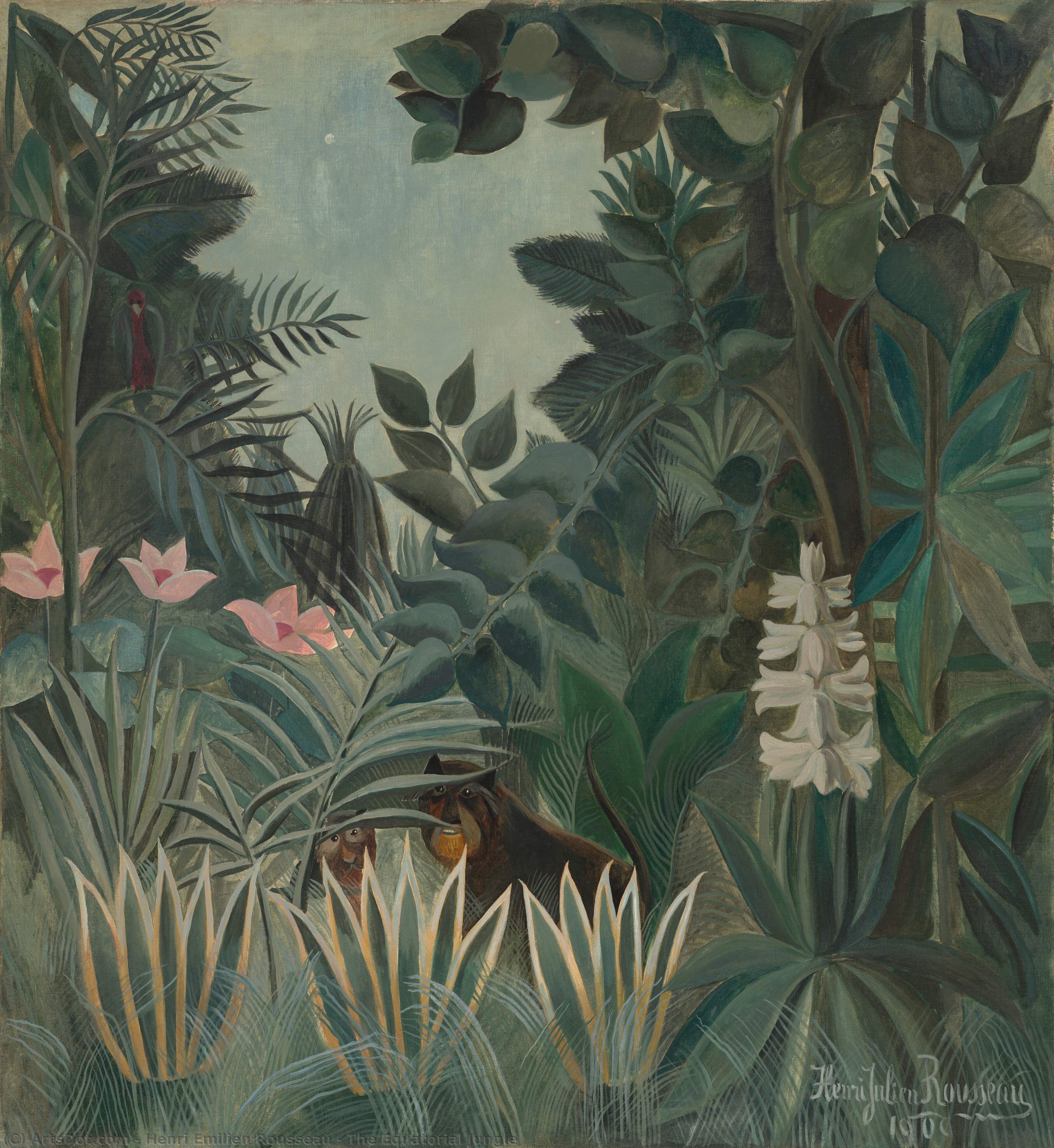 The Equatorial Jungle — Henri Emilien Rousseau