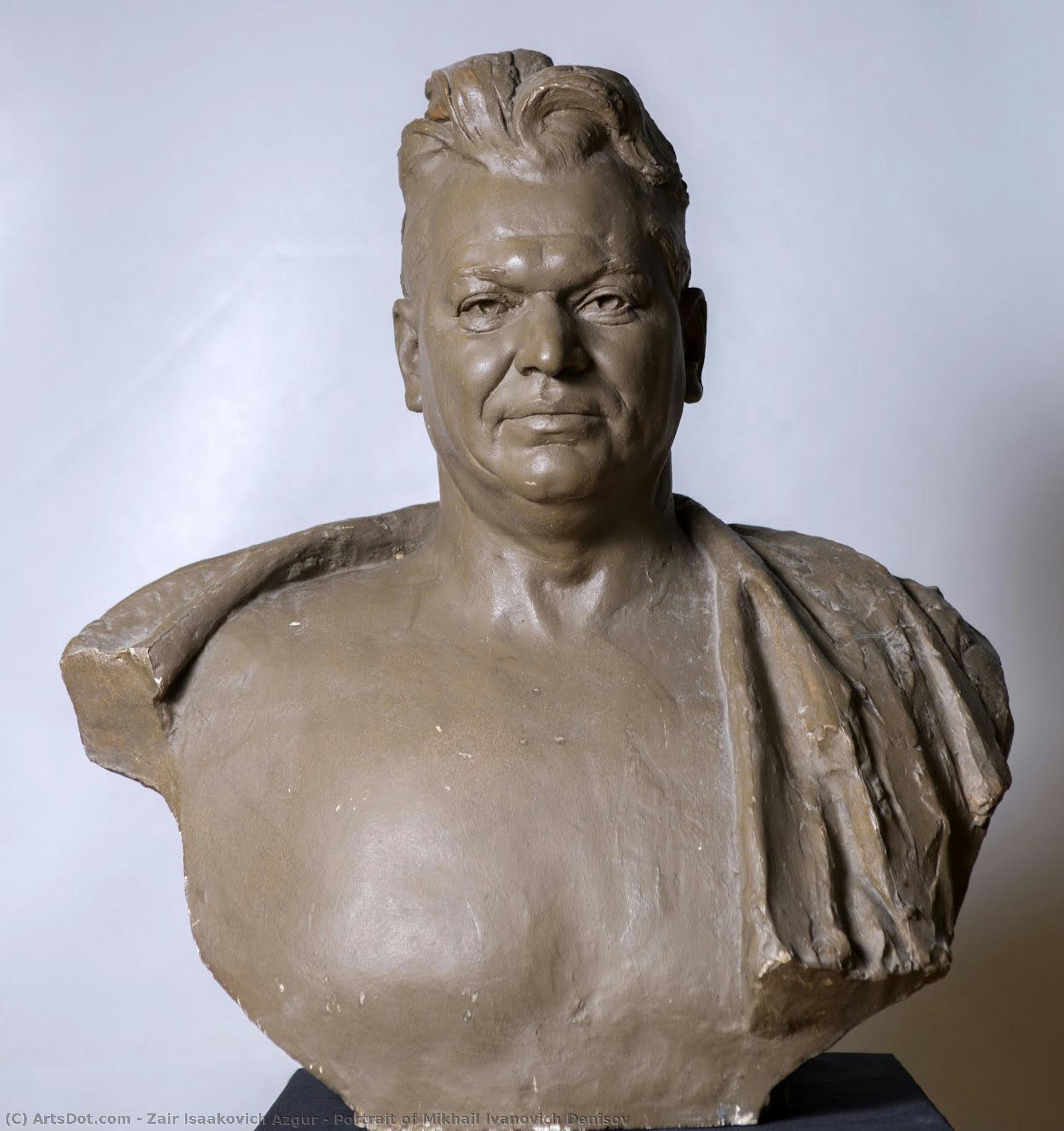 Portrait Of Mikhail Ivanovich Denisov — Zair Isaakovich Azgur
