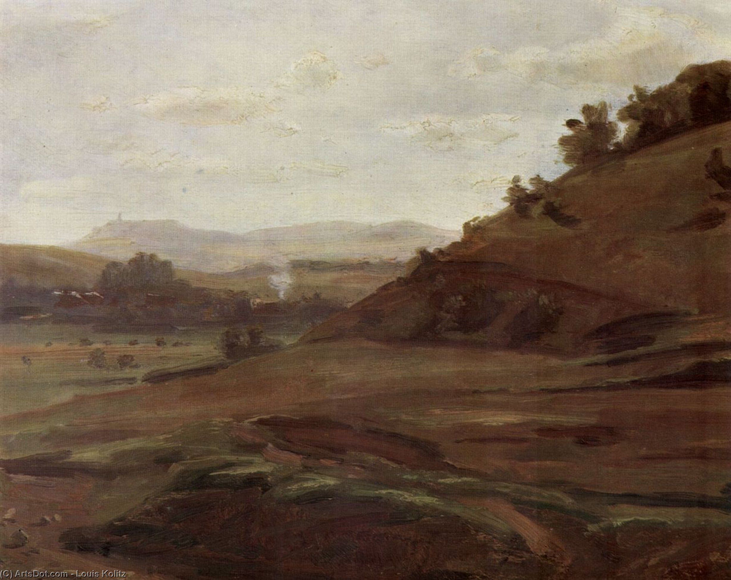 The Doernberg And View On Burghasungen — Louis Kolitz