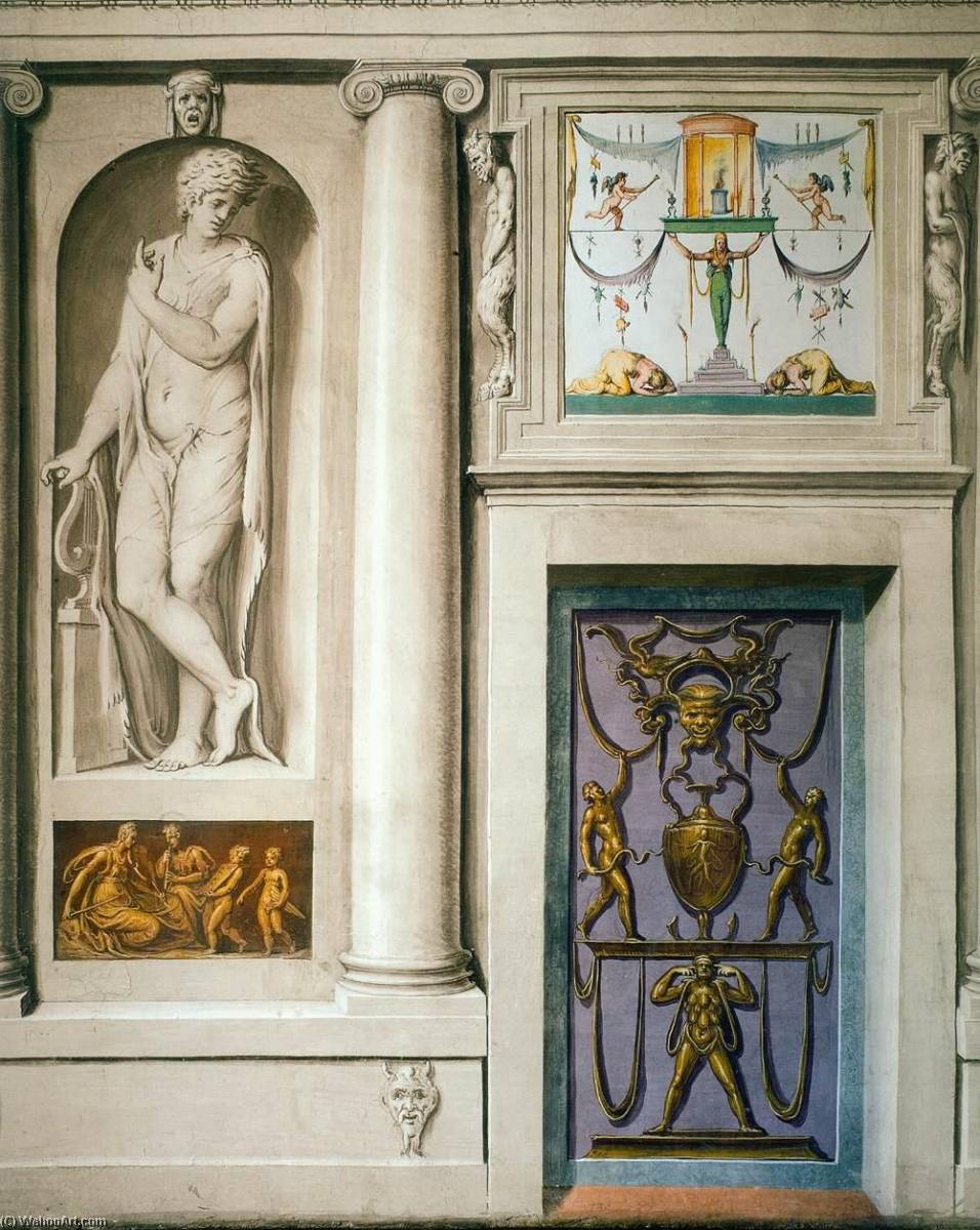 Hall Of The Gods (detail) — Gualtiero Padovano