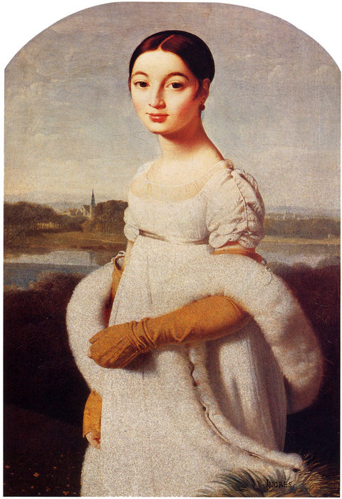 Portrait Of Mademoiselle Caroline Riviere — Jean-auguste-dominique Ingres