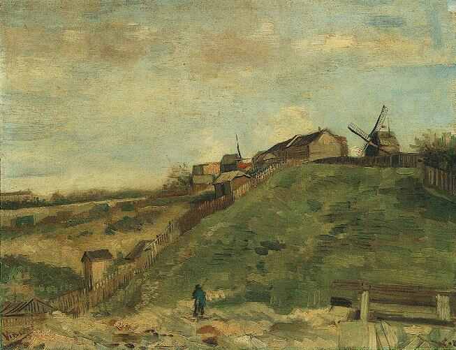 Montmartre Quarry, The Mills — Vincent Willem Van Gogh