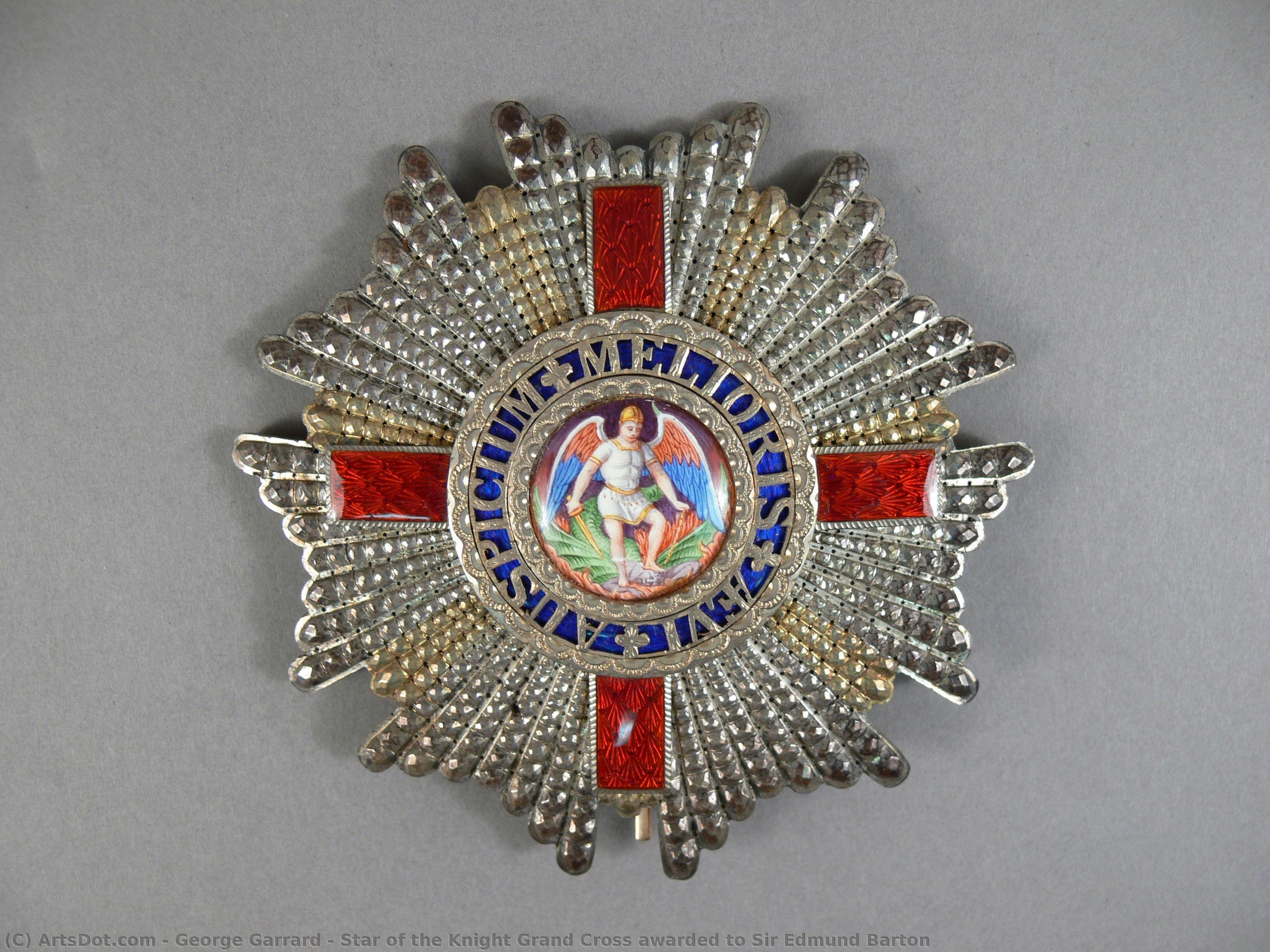 Star Of The Knight Grand Cross Awarded To Sir Edmund Barton — George Garrard
