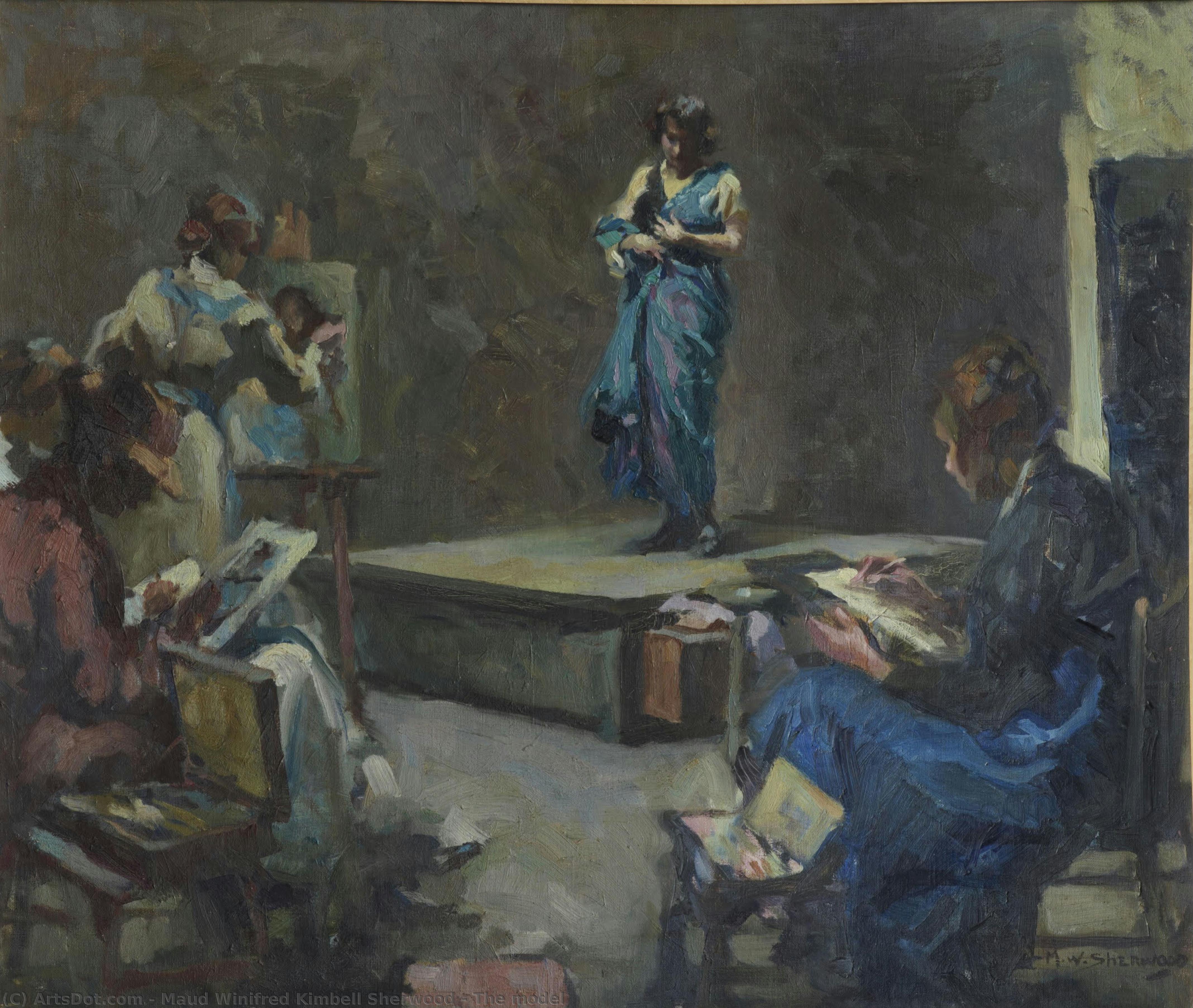 The Model — Maud Winifred Kimbell Sherwood