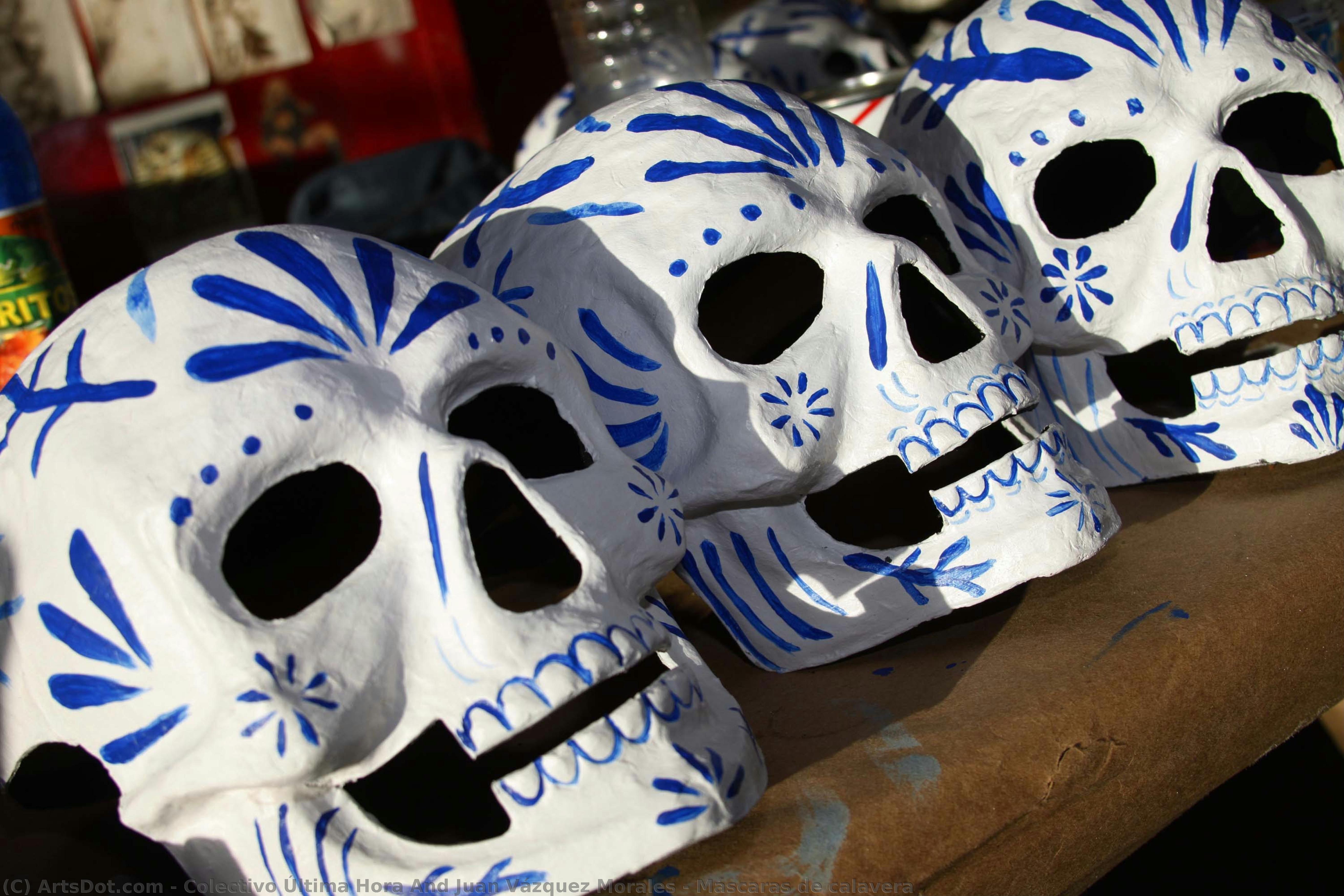 Máscaras De Calavera — Colectivo Última Hora And Juan Vázquez Morales