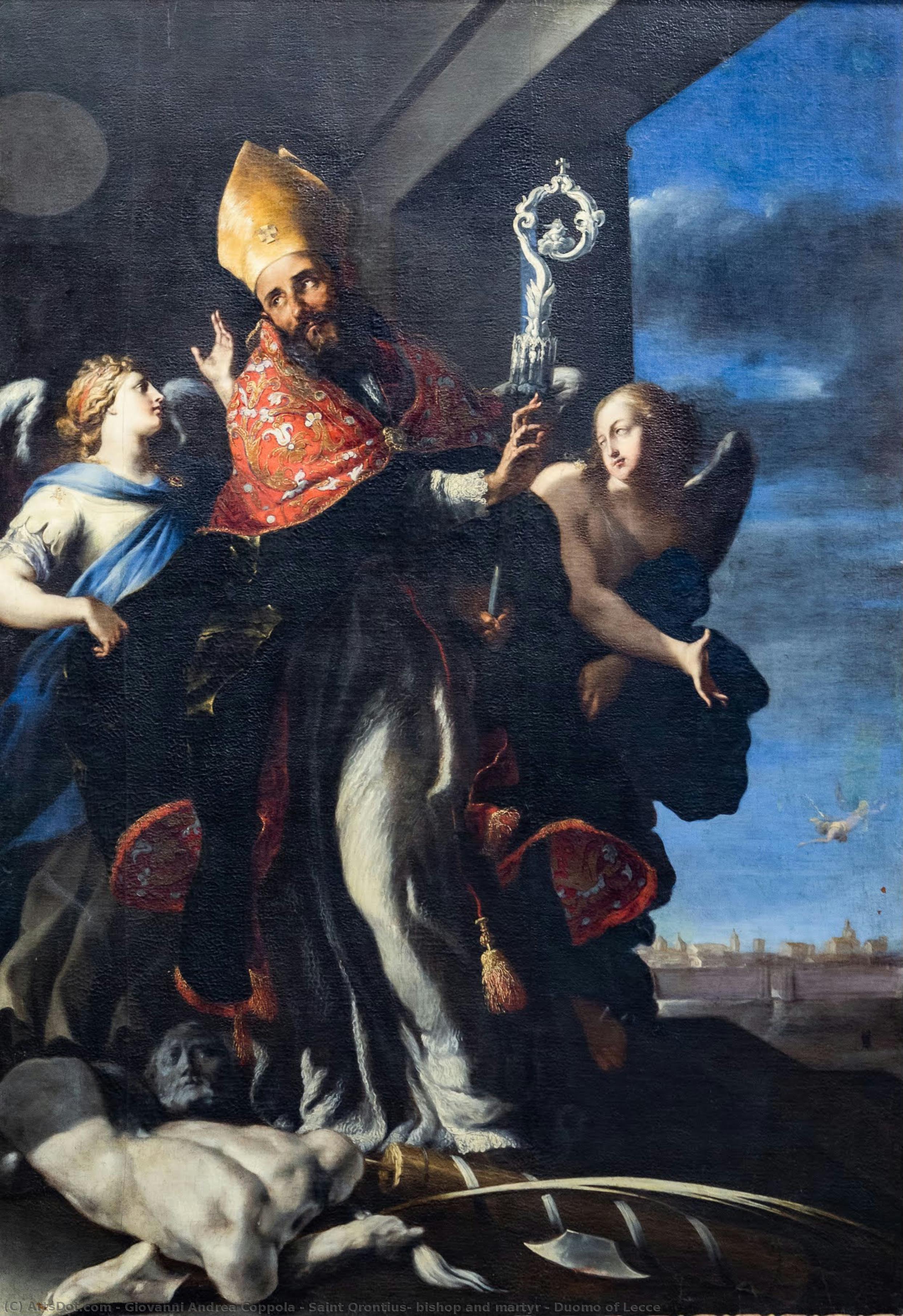 Saint Orontius, Bishop And Martyr - Duomo Of Lecce — Giovanni Andrea Coppola