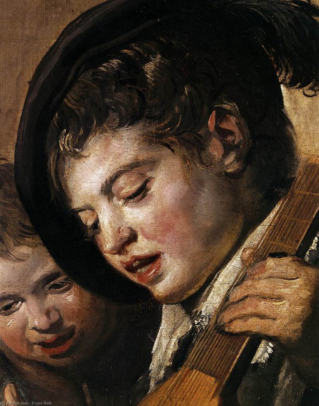 Two Boys Singing (detail) — Франс Гальс I