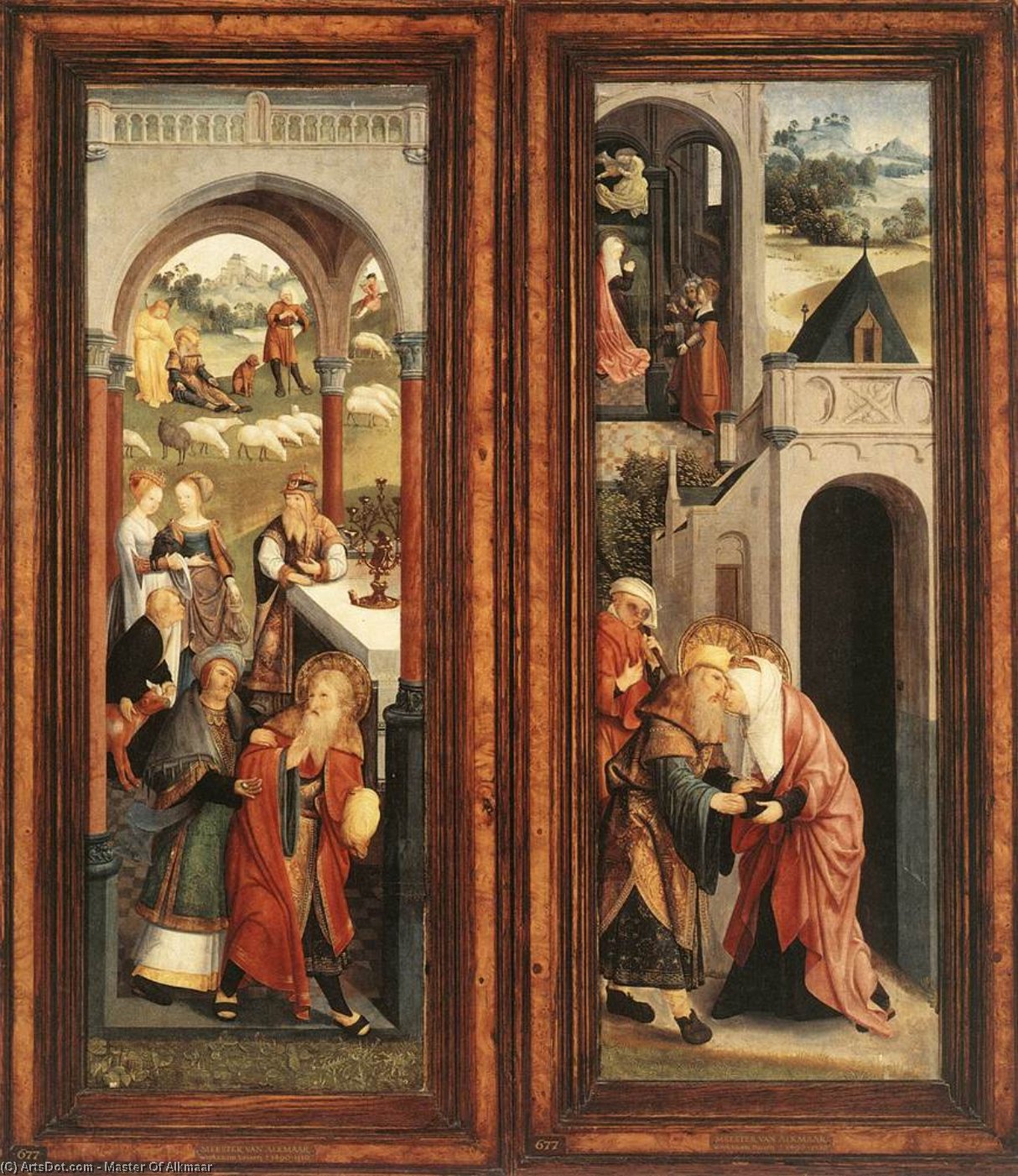 Scenes From The Life Of Joachim And Anna — Master Of Alkmaar