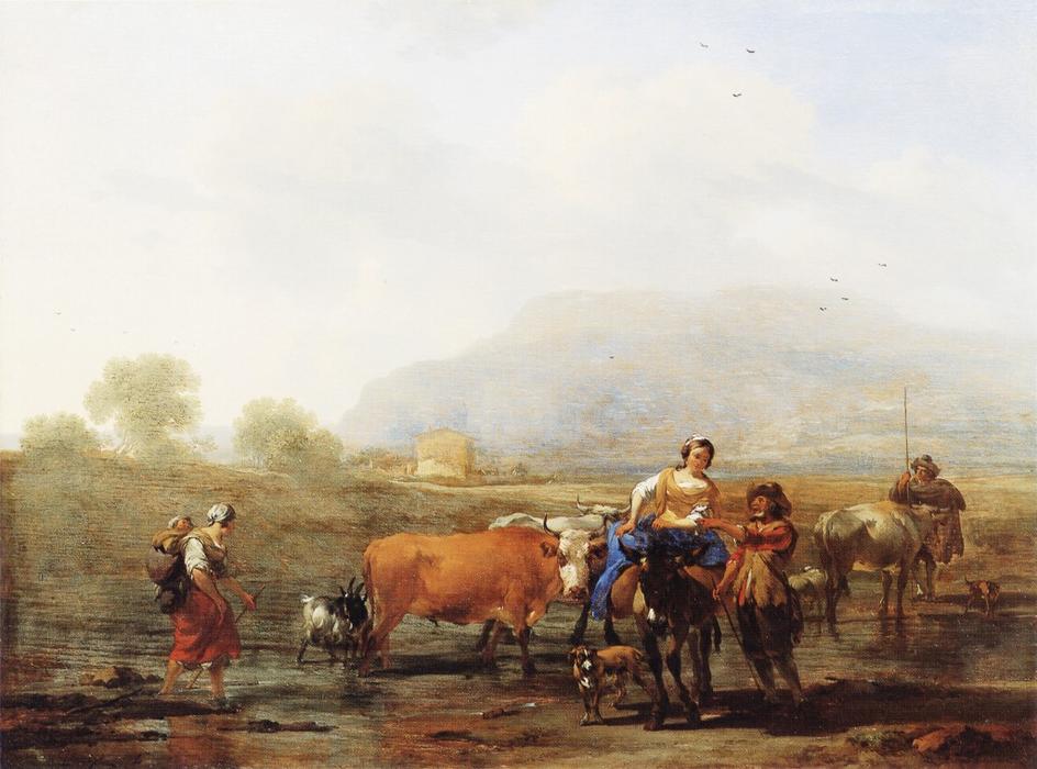 Travelling Peasants — Nicolaes Pietersz Berchem