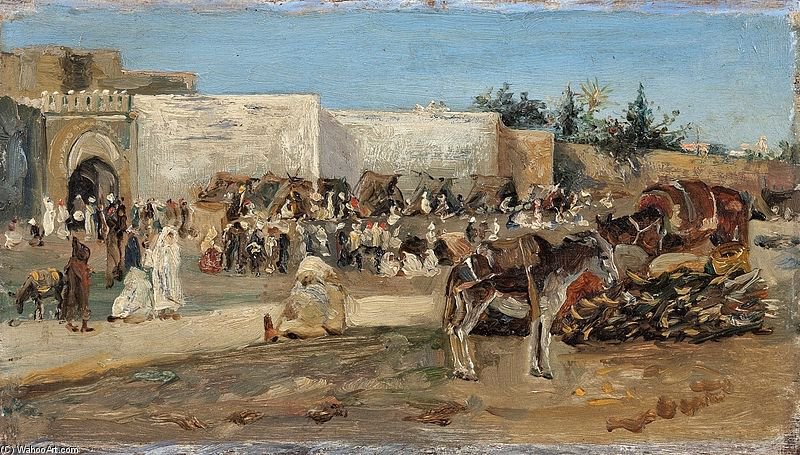 Tanger, El Zoco Grande — Jose Gallegos Y Arnosa