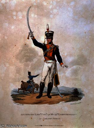 An Officer Of The 14th Light Dragoons In Parade — Charles Hamilton Smith